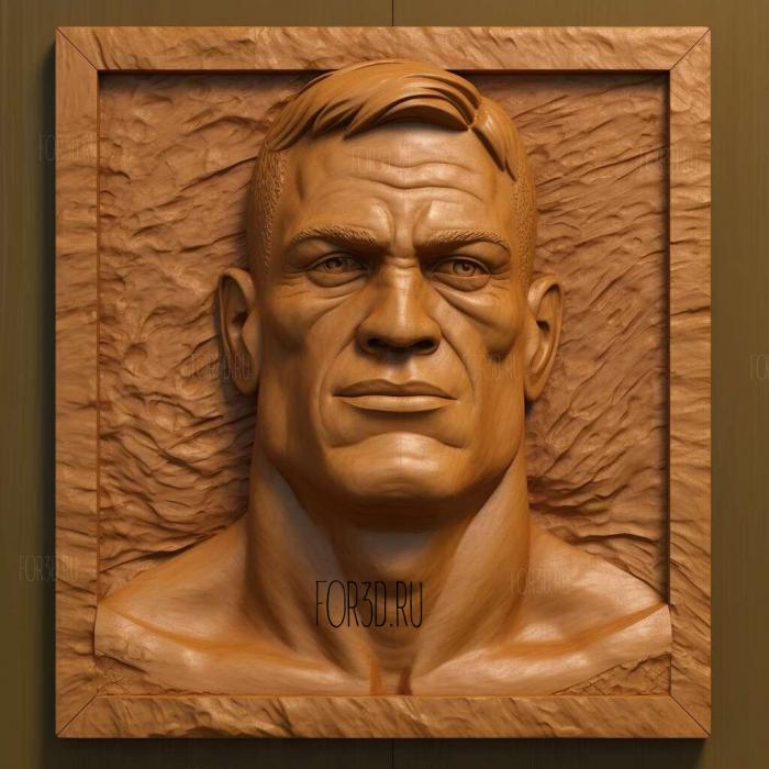 john cena 2 stl model for CNC